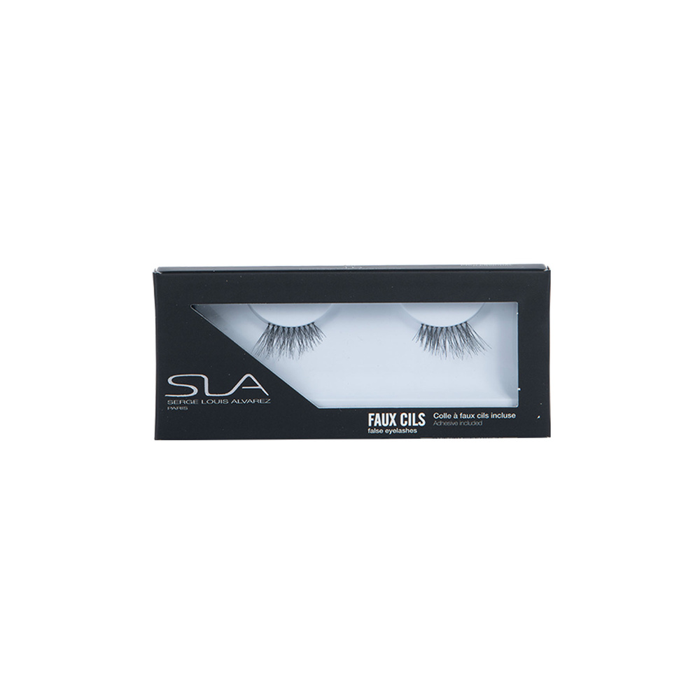 Sla Paris Faux cils Demi-frange longs ( Colle incluse 1g ) Faux-cils