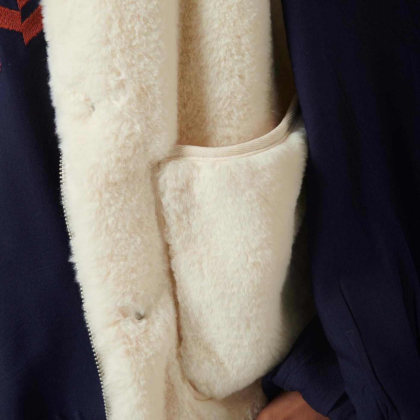 PECHE  Veste sans manches écru femme
