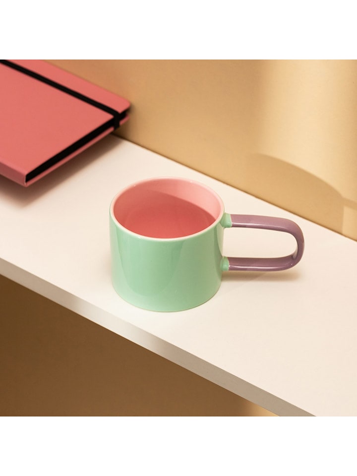 Homla Tasse ''Finko'' in Mint/ Rosa/ Lila - 300 ml günstig kaufen onesize