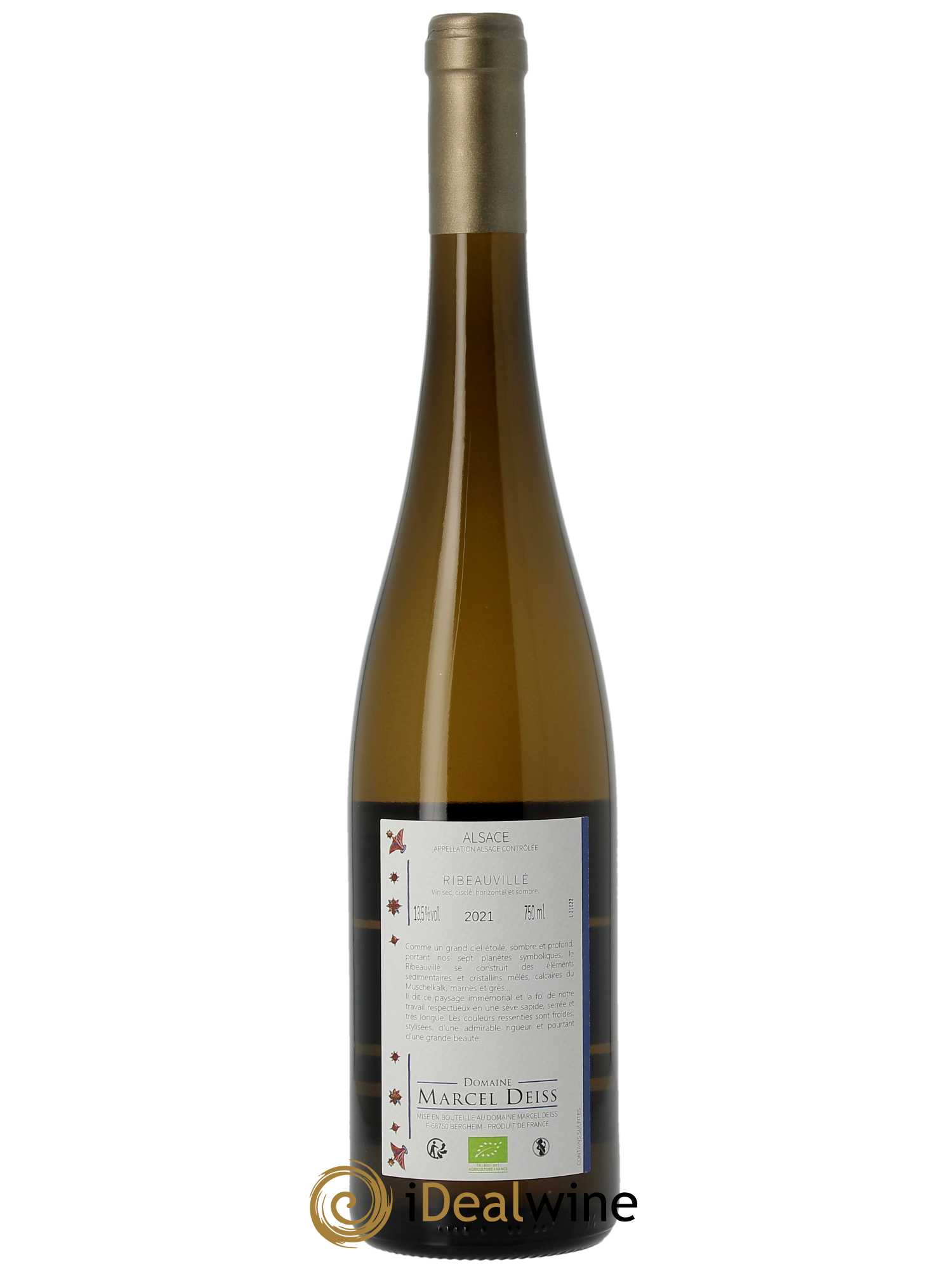 Alsace Ribeauvillé Marcel Deiss (Domaine)  2021 - Lot de 1 Bouteille