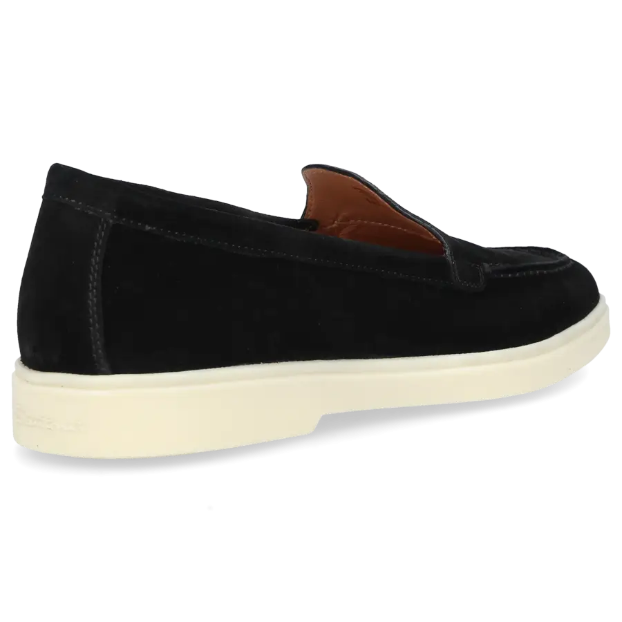 Santoni - Loafer 58856 Veloursleder - schwarz