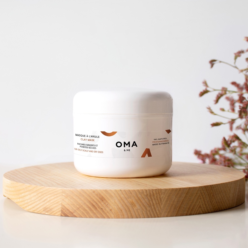 oma & me Masque Argile Masque Capillaire