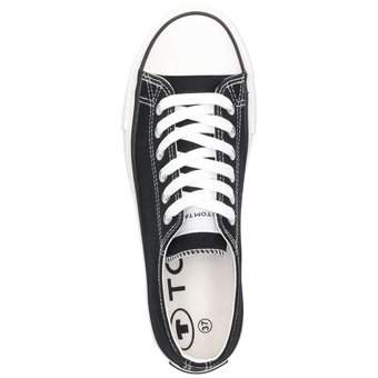 Tom Tailor Sneaker in schwarz