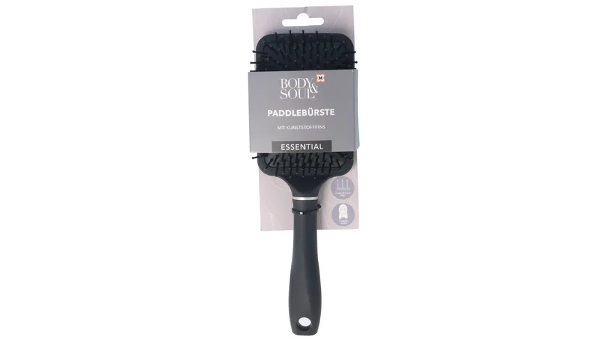 BODY&SOUL Paddlebürste mit Kunststoffpins
