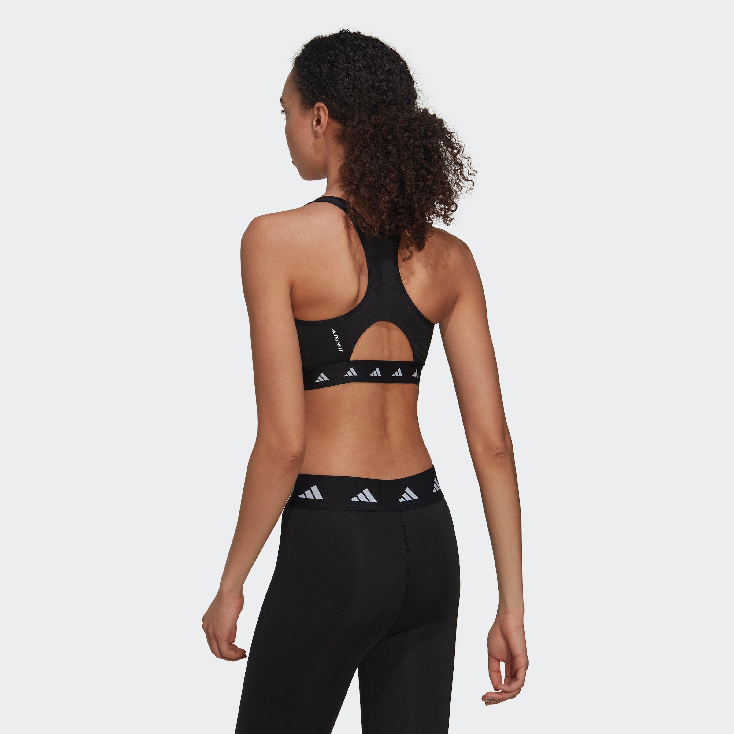 adidas Performance Sport-BH POWERREACT TRAINING MEDIUM-SUPPORT TECHFIT (1-tlg)