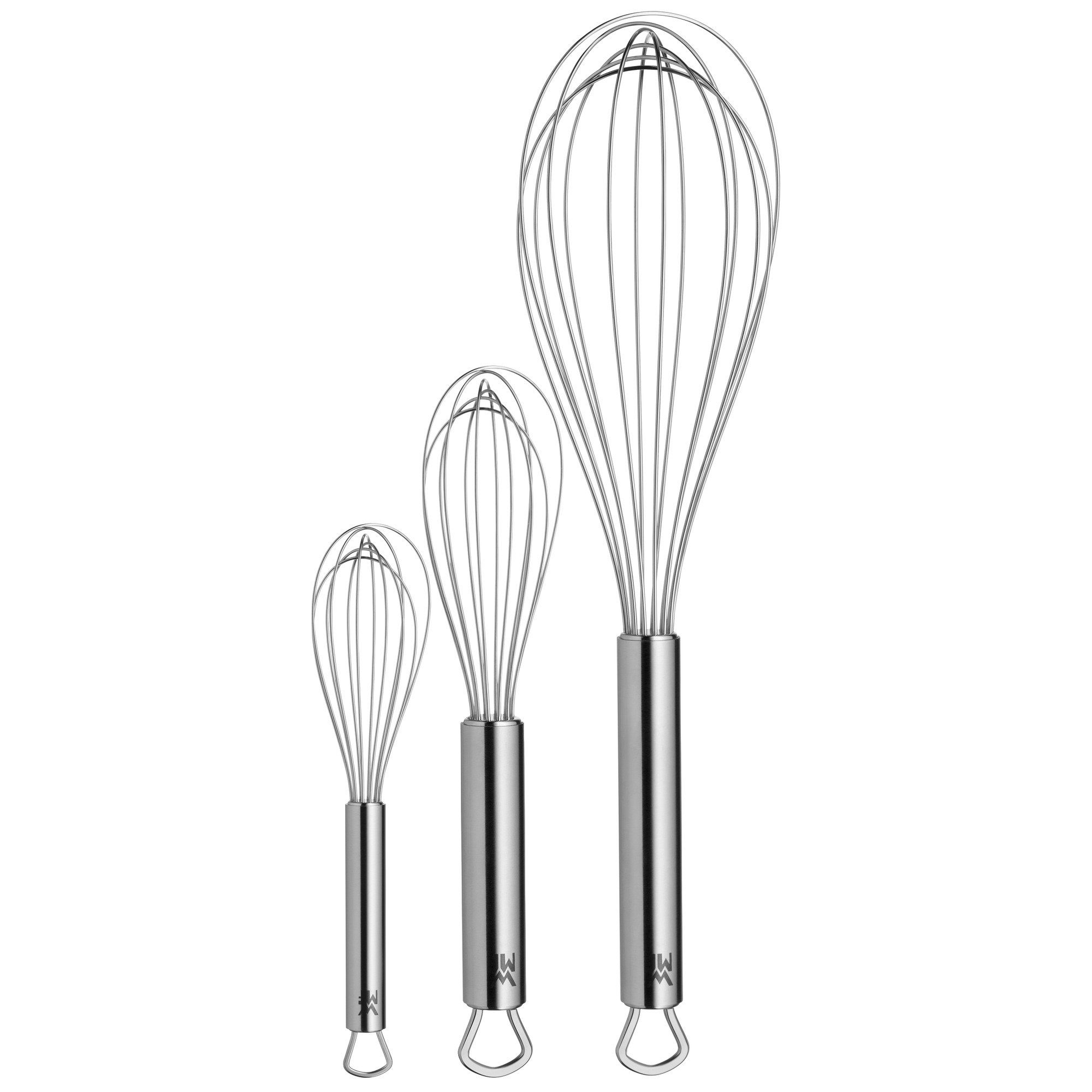 WMF Schneebesen Profi Plus, Edelstahl teilmattiert, Rührbesen, Quirl, spülmaschinengeeignet