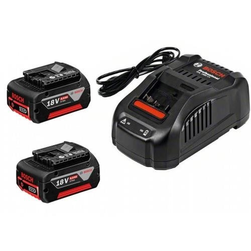 Kit Inicial Bosch Blue Accessories 1600A00B8J - 1 - 2 Baterias GBA 18 Volts 5.0 Ah MC Professional + Carregador GAL1880CV