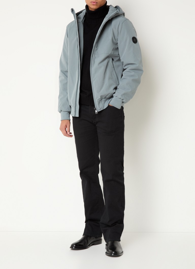 Giacca da aviatore softshell trapuntata Airforce con tasche con cerniera