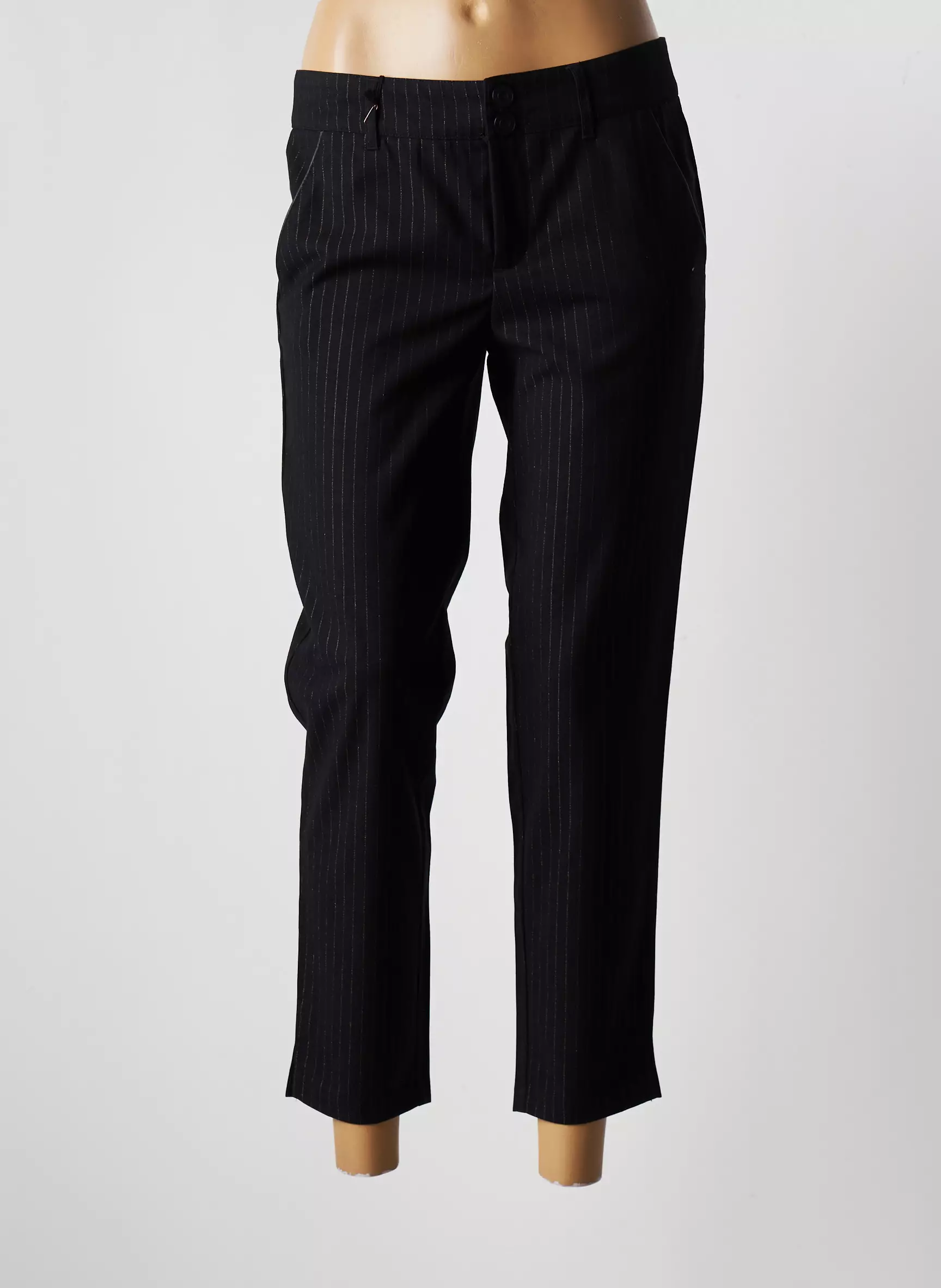 Ddp Pantalons Chino Femme couleur noir