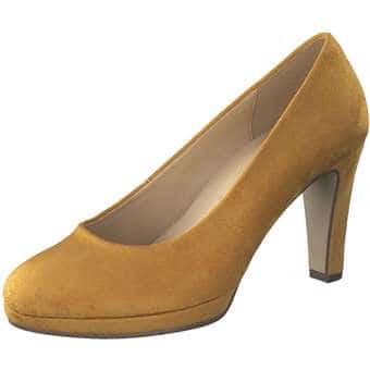 Gabor Plateau Pumps in gelb