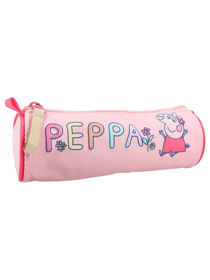 Peppa Pig Peppa Pig Stiftemäppchen – Rosa Schlampermäppchenzwei Fächern in Rosa günstig kaufen 21 cm