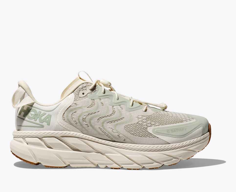 Clifton LS Satisfy Running Celadon Tint / Whisper White