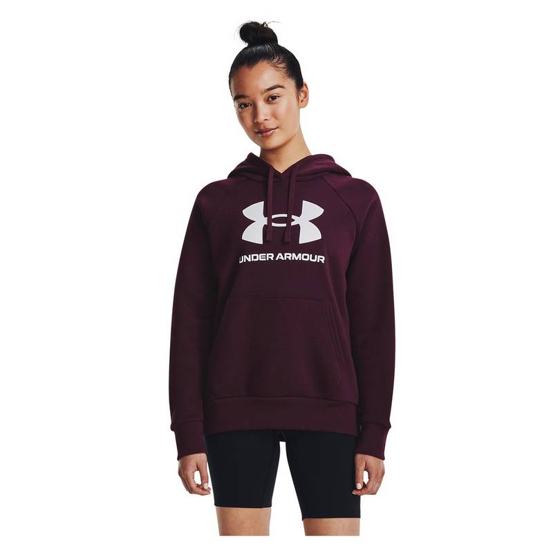 Under Armour Rival Fleece mit Großem Logo Fleecehoodie Damen