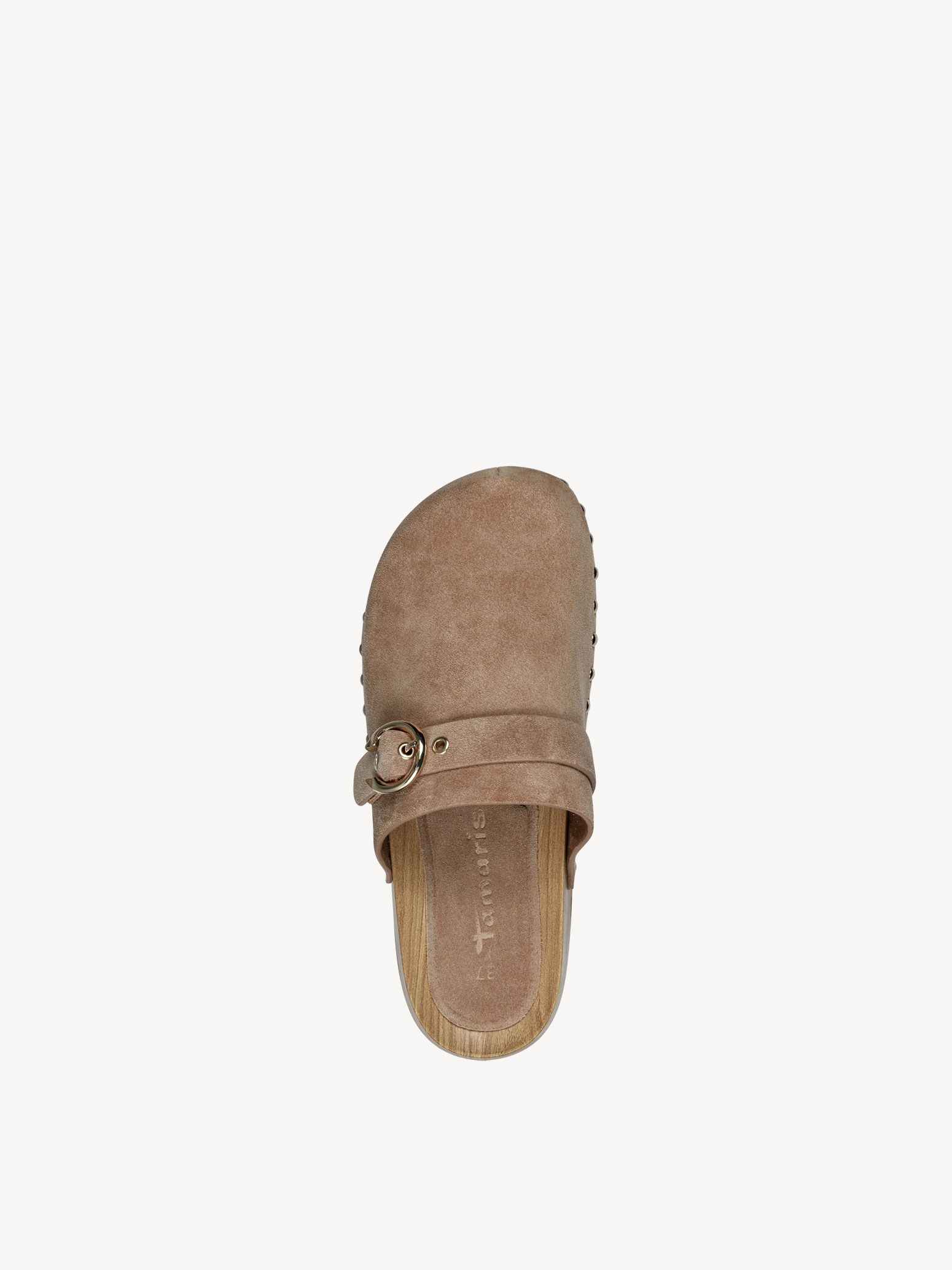 Sandale à talon en cuir - marron