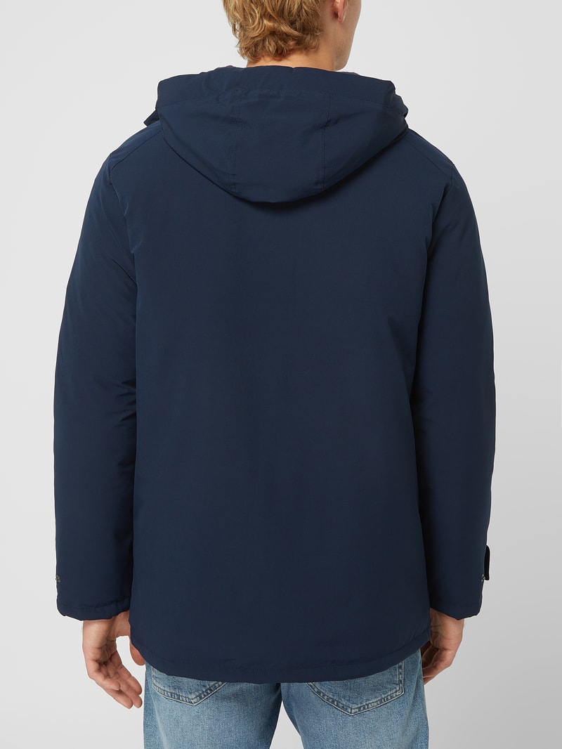 Parka mit Wattierung Modell 'Etiko' in marineblau
