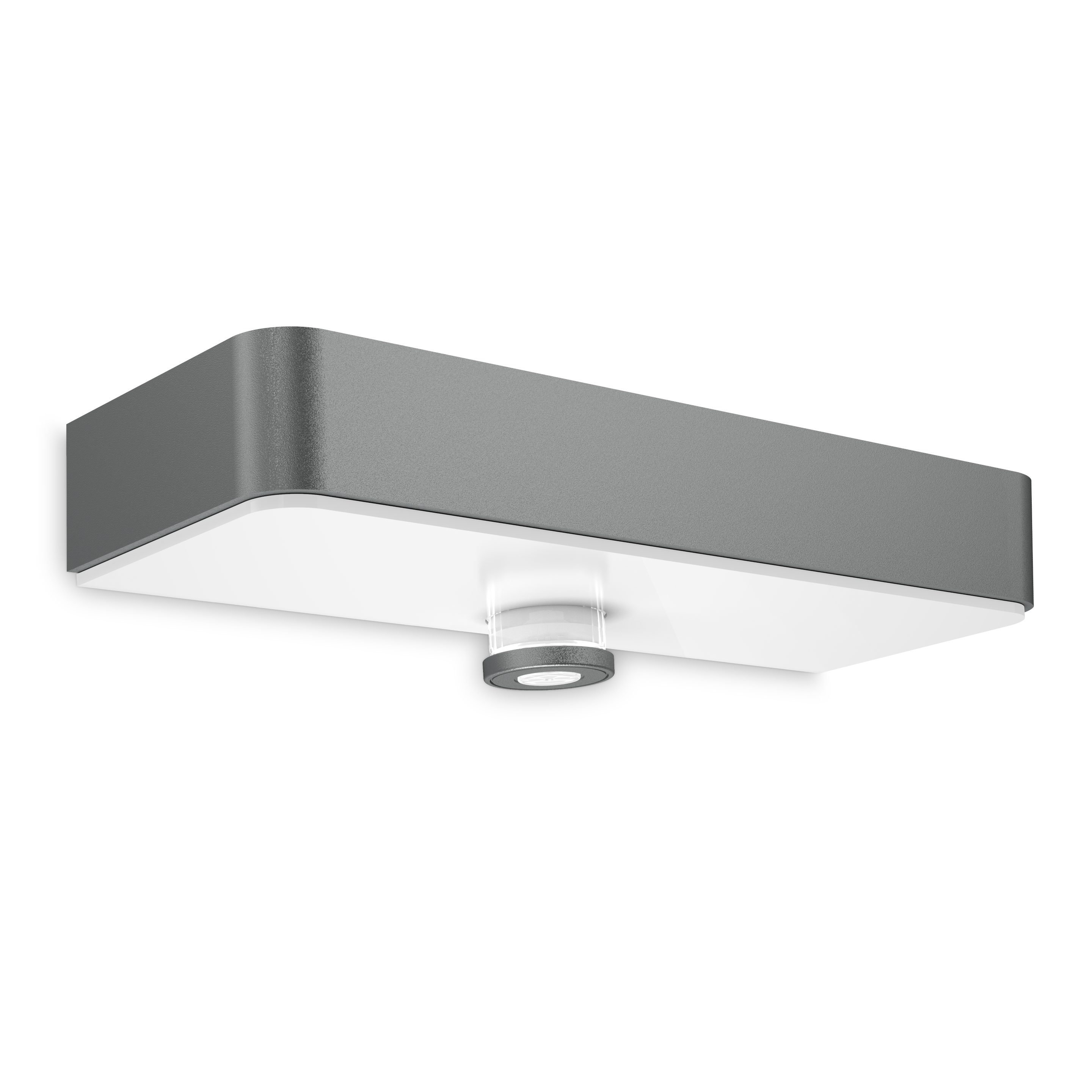 steinel LED Solarleuchte XSolar SOL-O S, mit Bewegungsmelder, LED fest integriert, warmweiß, 360° Bewegungsmelder, Dämmerungssensor, Softlichtstart, Nachtlicht