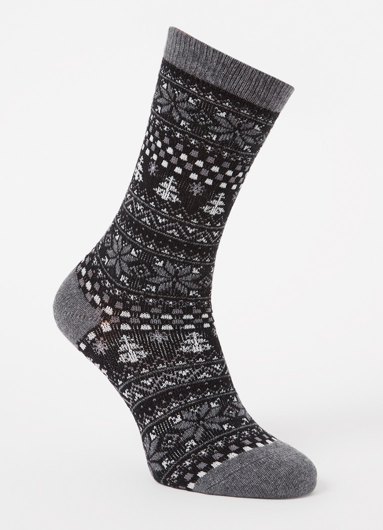 Chaussettes Falke Country Calling en cachemire mélangé imprimé
