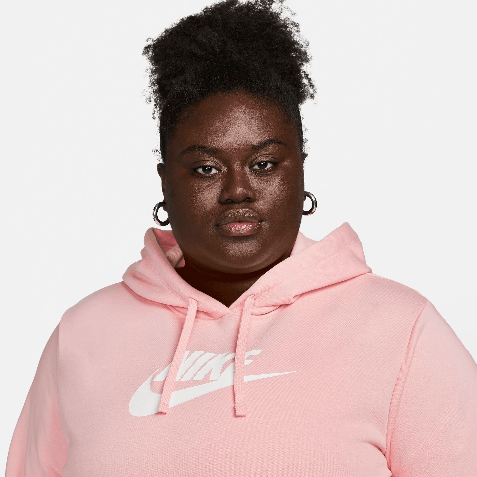 Nike Sportswear Kapuzensweatshirt Club Fleece Women's Pullover Hoodie (Plus Size)