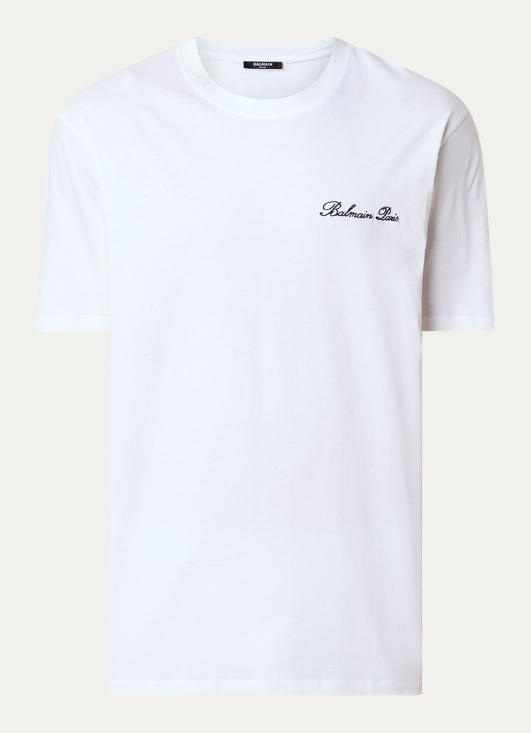 T-shirt Balmain Signature con logo