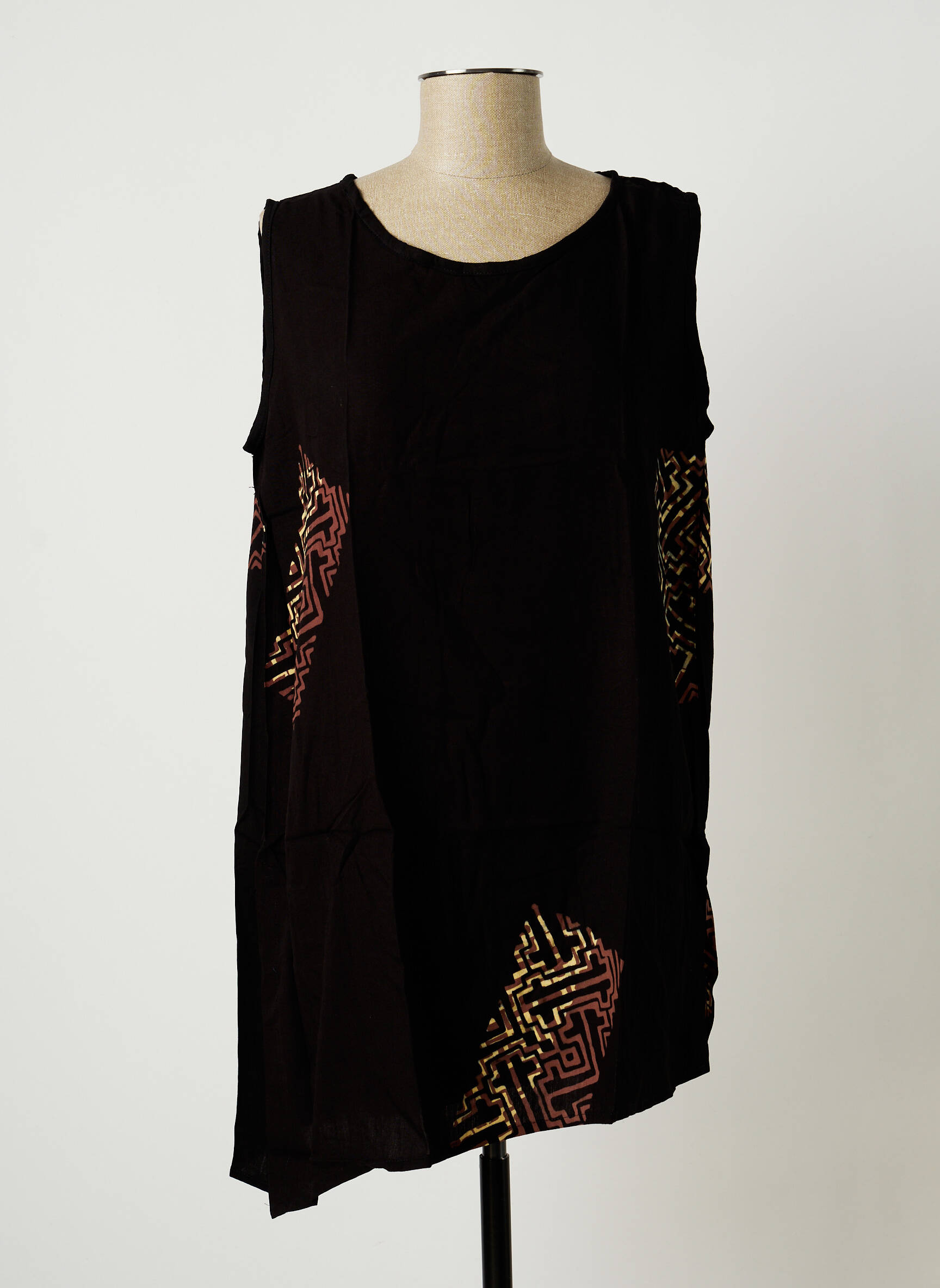 Dou Dou S Tuniquesansmanche Femme couleur noir