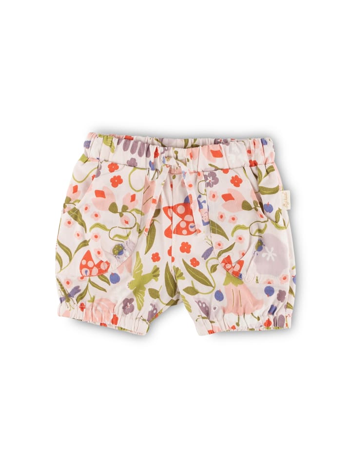 Sigikid Shorts happy ladybug in Weiß/Rosa/Grün günstig kaufen