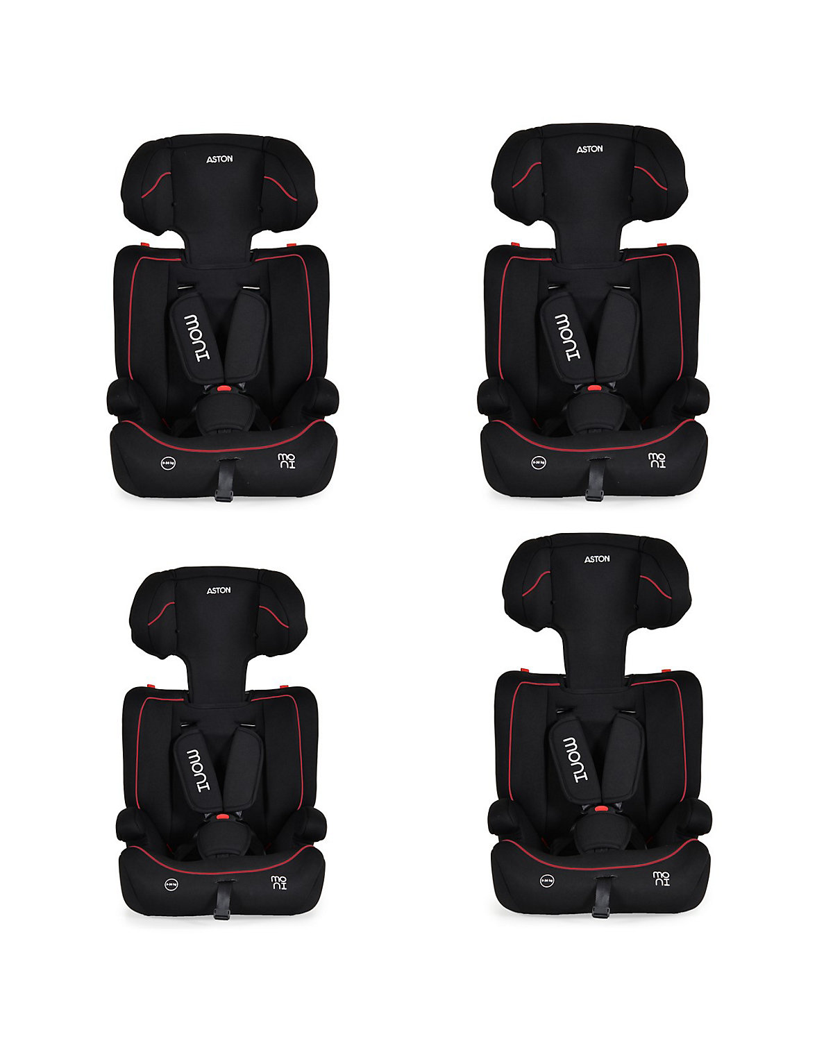 Kindersitz Aston Gruppe 1/2/3 (9-36 kg) Kopfstütze verstellbar Kindersitze