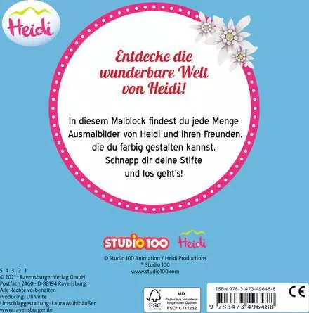 Heidi: Mein Malblock