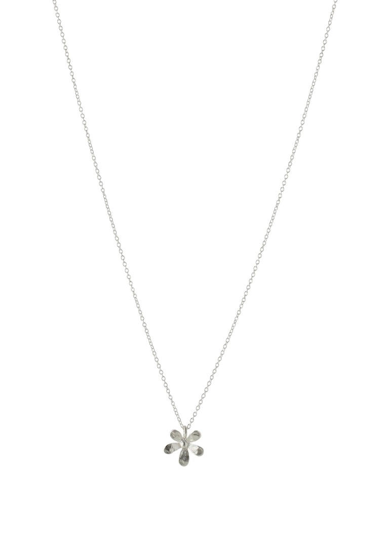 Pernille Corydon Wild Poppy silver necklace