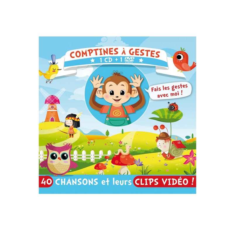 CD et DVD Comptines à gestes
