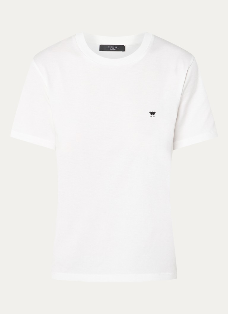 MaxMara Venaco T-shirt with logo embroidery