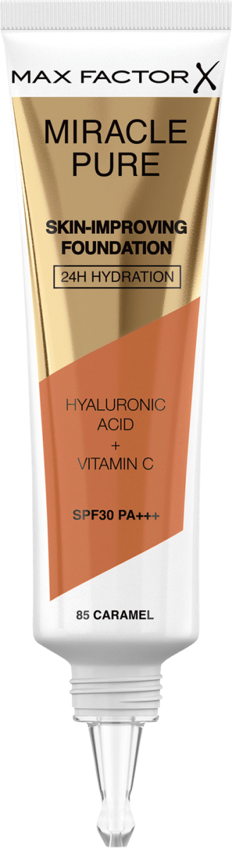Foundation Miracle Pure 85 Caramel, LSF 30, 30 ml
