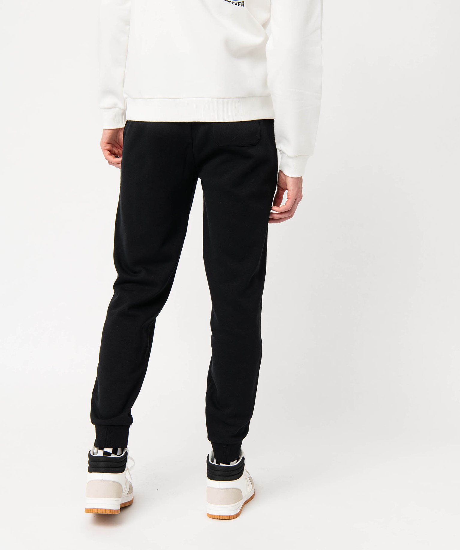 Pantalon de jogging homme molletonné noir | GEMO