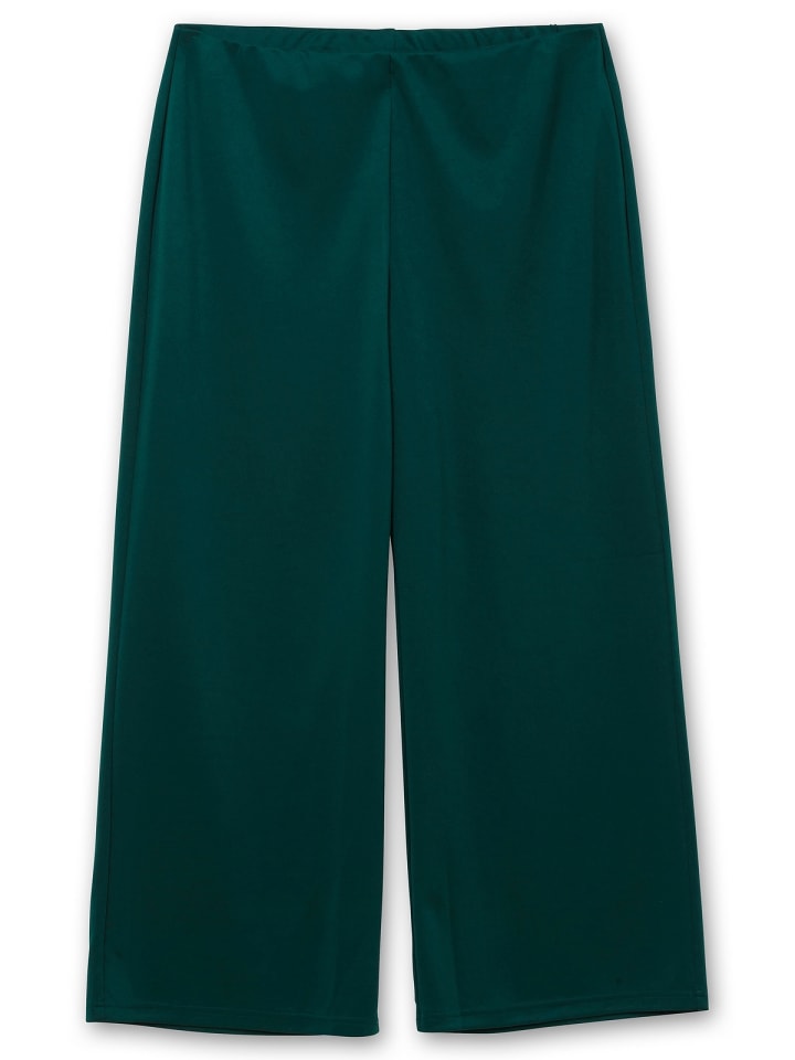 sheego Weite Jerseyhose in petrol günstig kaufen