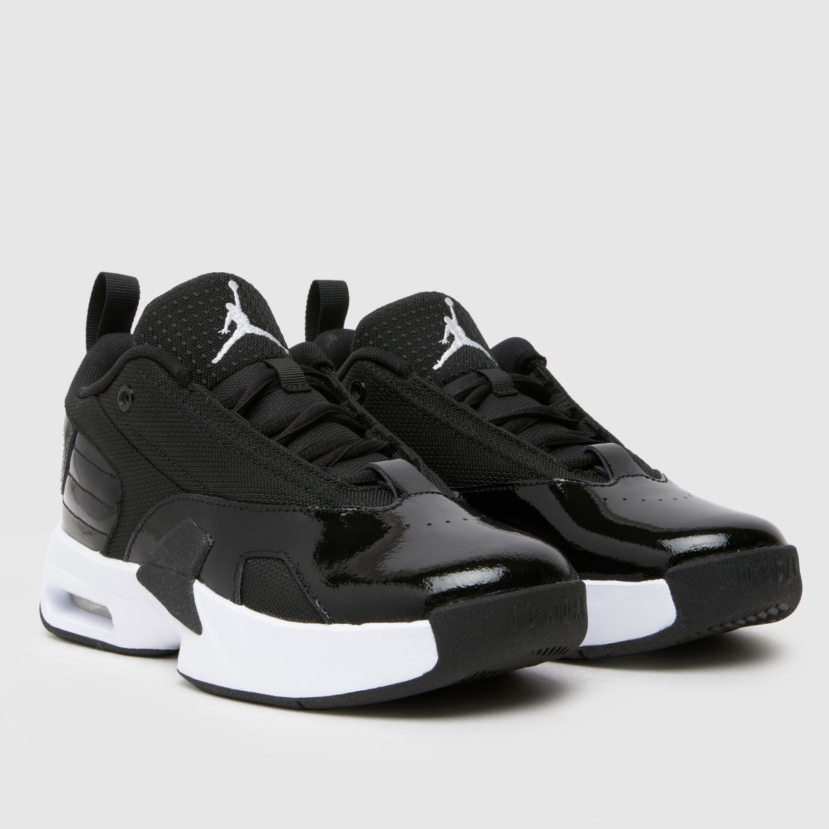 Nike svarta och vita Max Aura 6 ungdomsskor