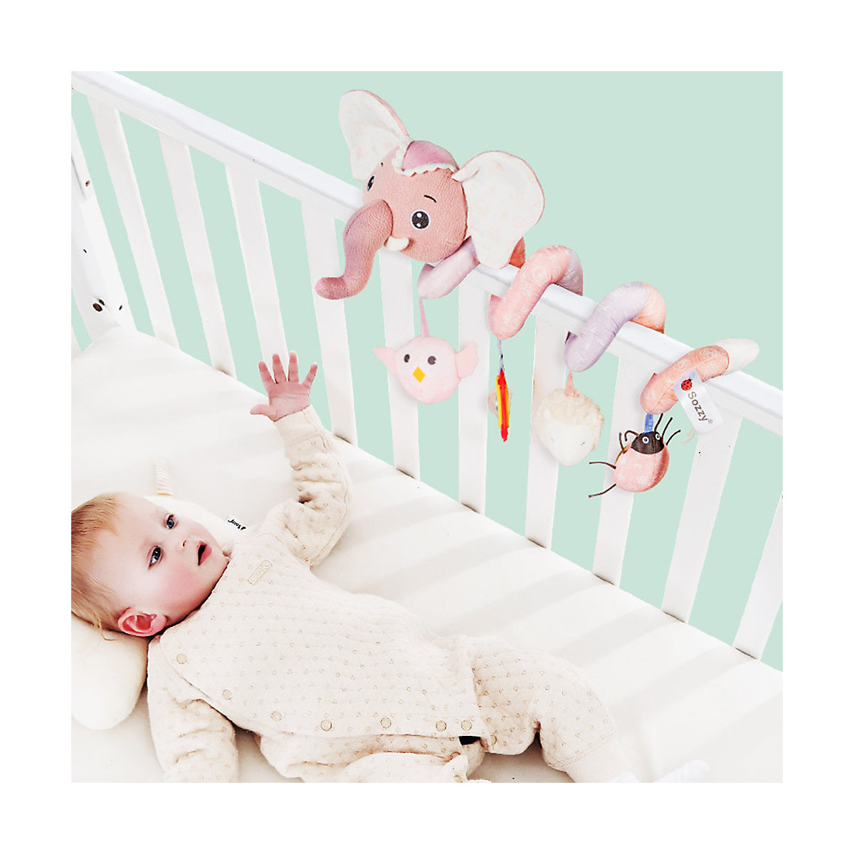 frler Baby Spirale Spielzeug für Kinderwagen Bett Kinderwagenketten für Kinder