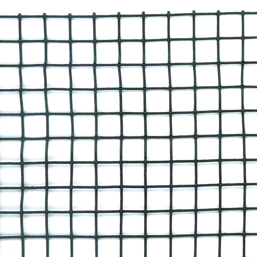 Nature Gartenzaun Schweißgitter-Gartenzaun 20x20 mm 1x3 m Grün, (2-St)
