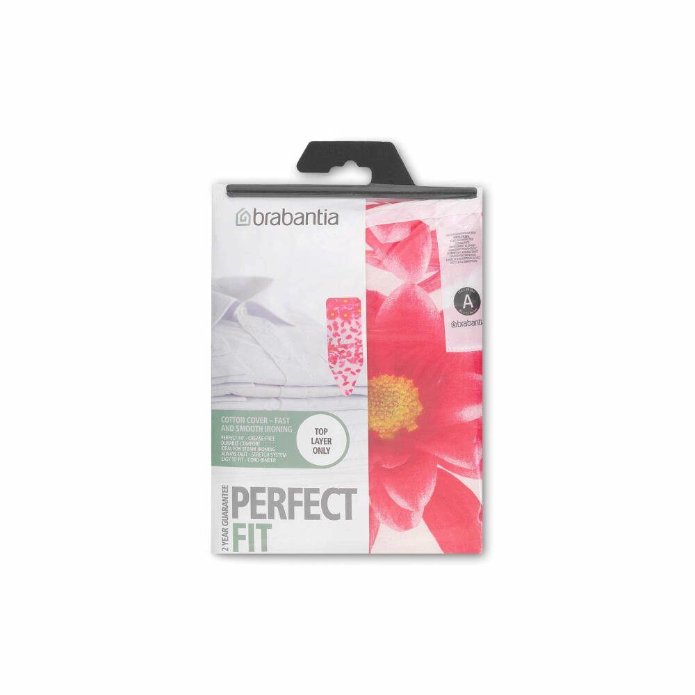 Brabantia Bügelbrettbezug Baumwollbezug mit 2 mm Schaumstoff, 110 x 30 cm