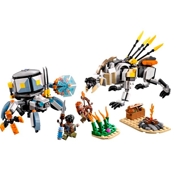 LEGO Horizon Adventures 77037 Aloy in Varl proti Shell-Walkerju in Sawtoothu