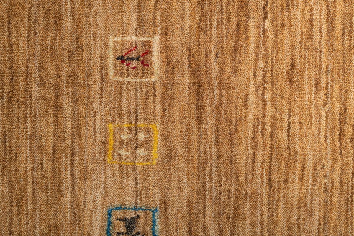 Handloom aus Indien Lori Dream Gold 1539 Brown 70 x 140 cm