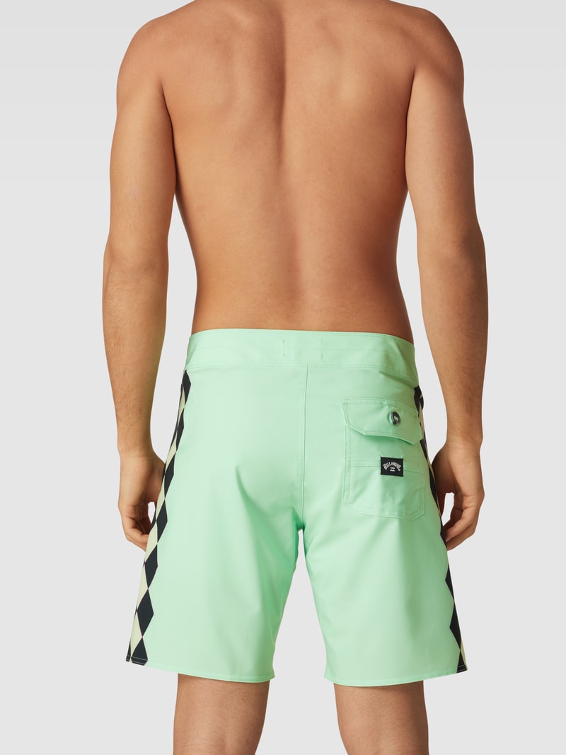 Badehose mit Label-Patch Modell 'CICLO' in mint