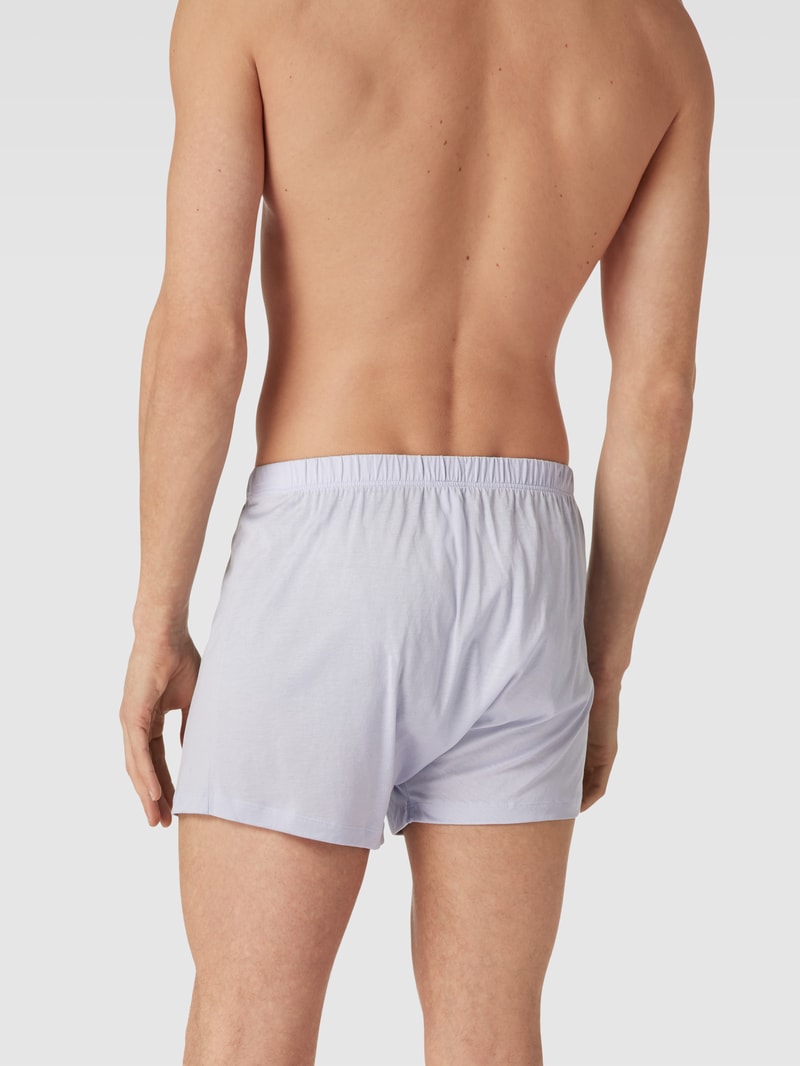 Boxershorts mit elastischem Bund in hellblau