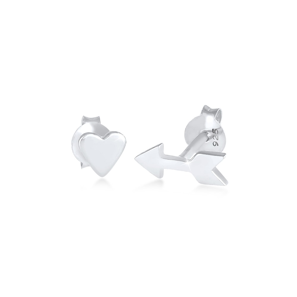 Elli Elli Boucles d'Oreilles La tendance du symbole de l'amour de la flèche du coeur f Boucles d'oreilles