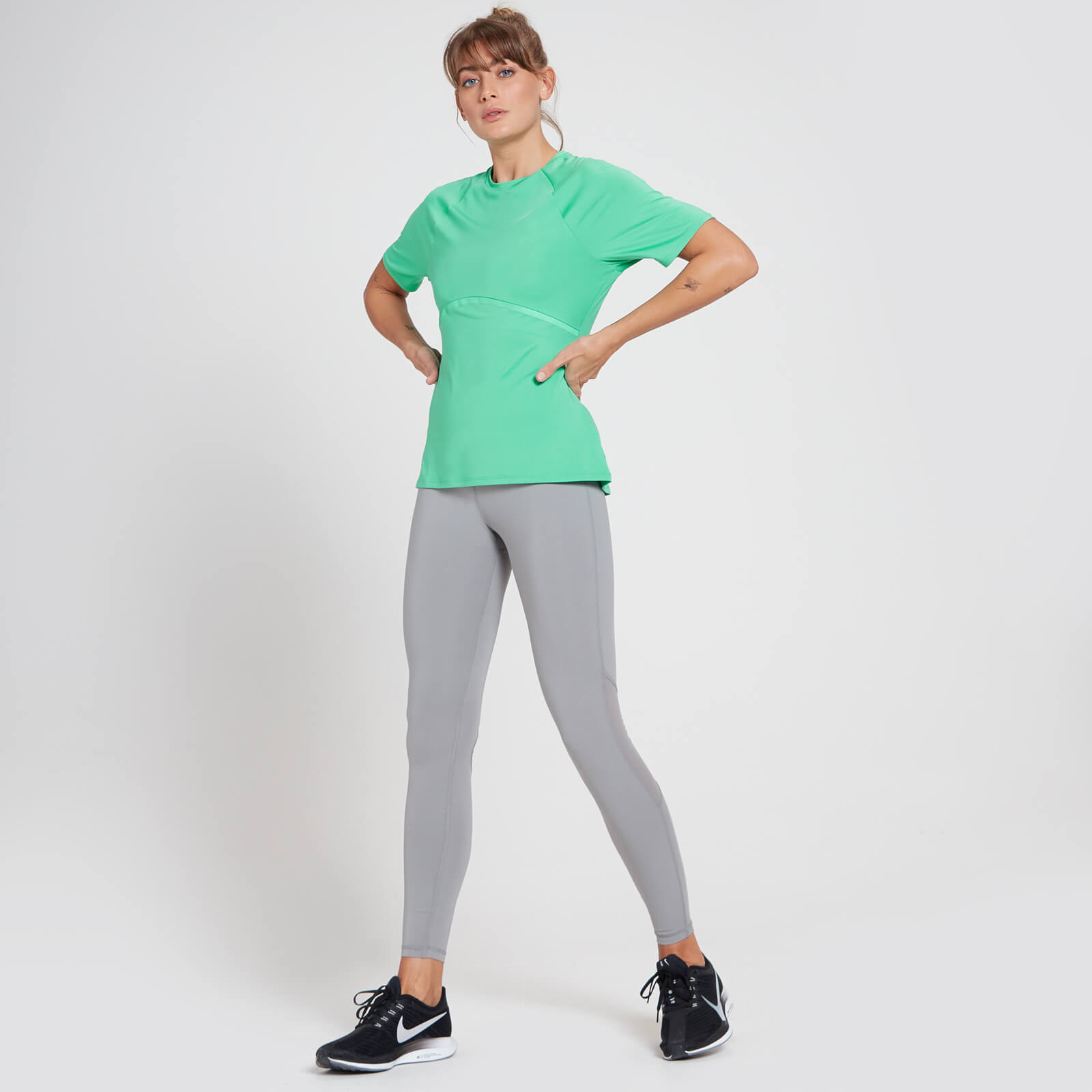 T-shirt réfléchissant MP Velocity Ultra pour femmes – Vert glacé