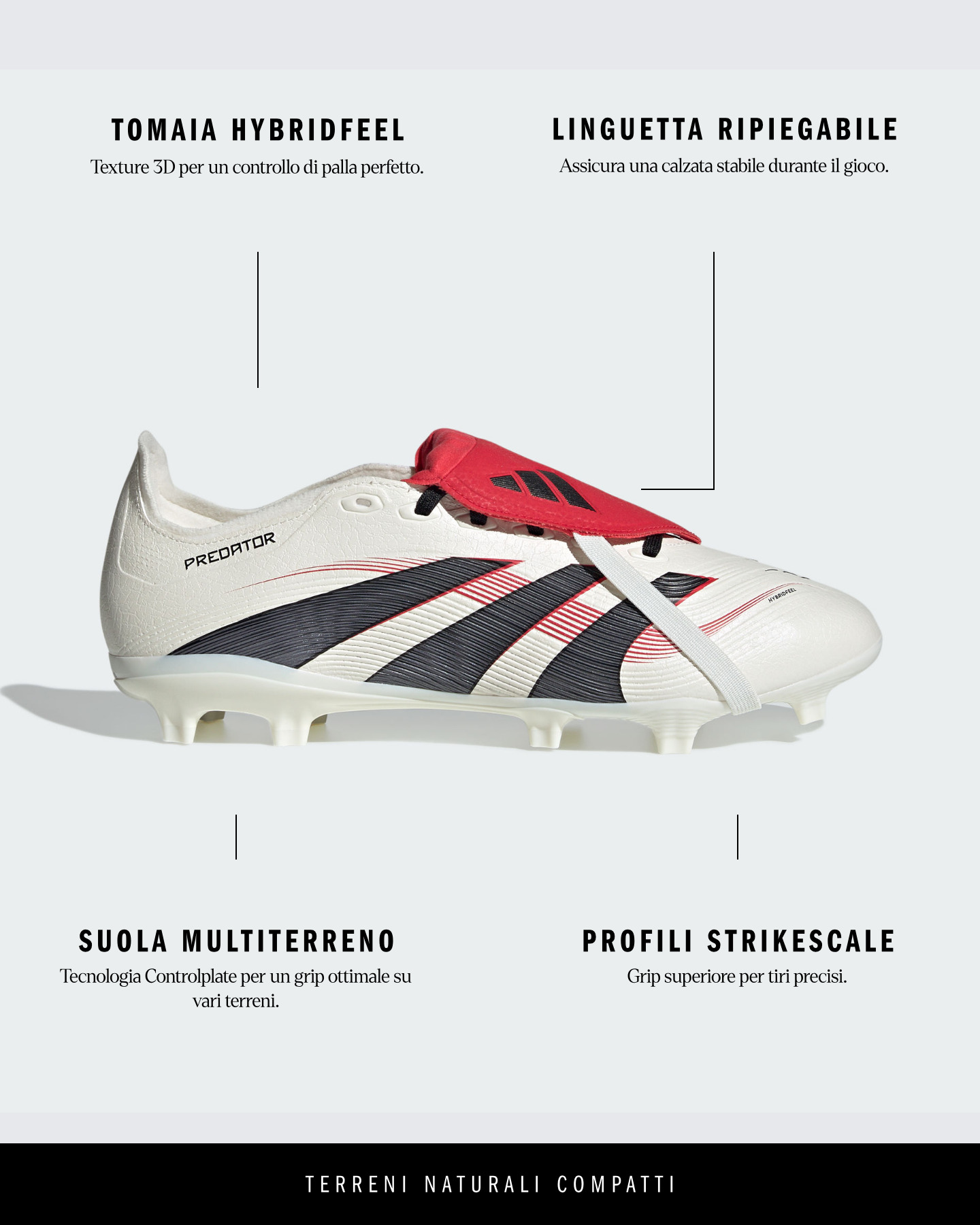 Scarpe Calcio Adidas Predator League Ft Fg-mg M JP5737