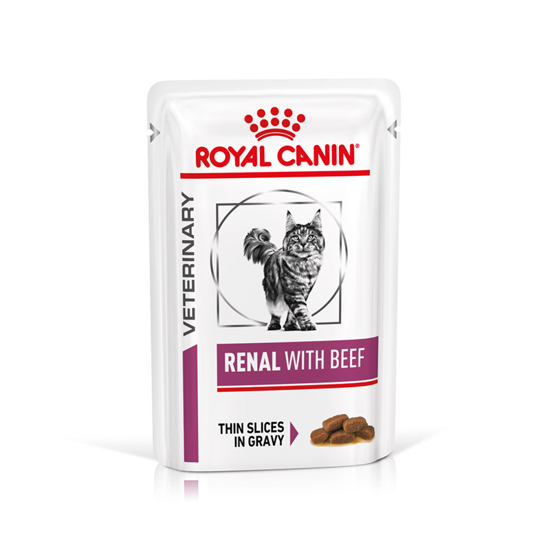 ROYAL CANIN Nierendiät ROYAL CANIN Veterinary RENAL 12x85g Rind