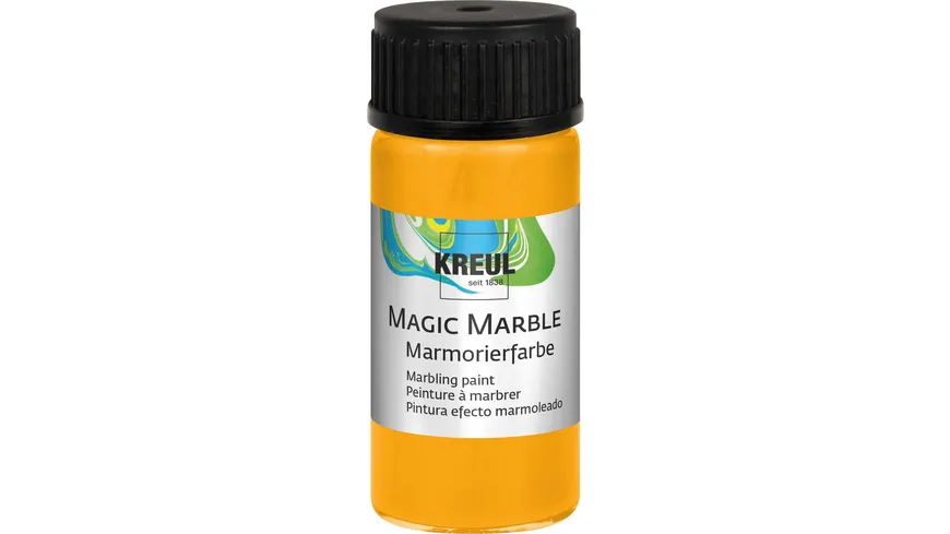 KREUL Magic Marble Marmorierfarbe 20 ml 20 ml Sonnengelb