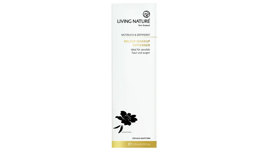 LIVING NATURE gentle makeup remover 120 ml