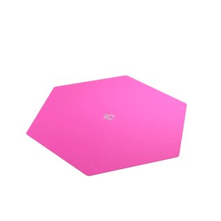 Gamegenic Magnetic Dice Tray Hexagonal - Black & Pink