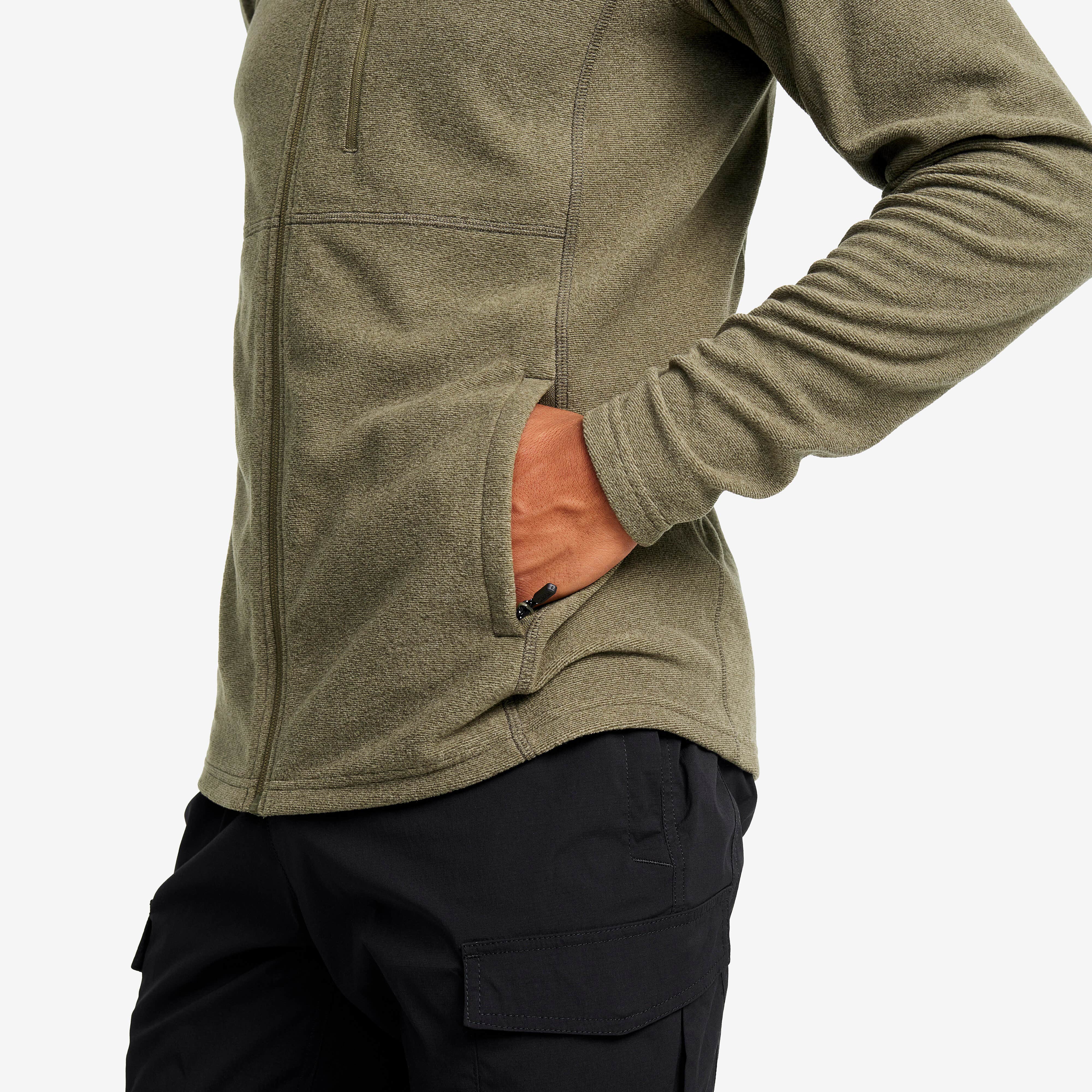 Essential Full-zip Fleece Homme Grape Leaf