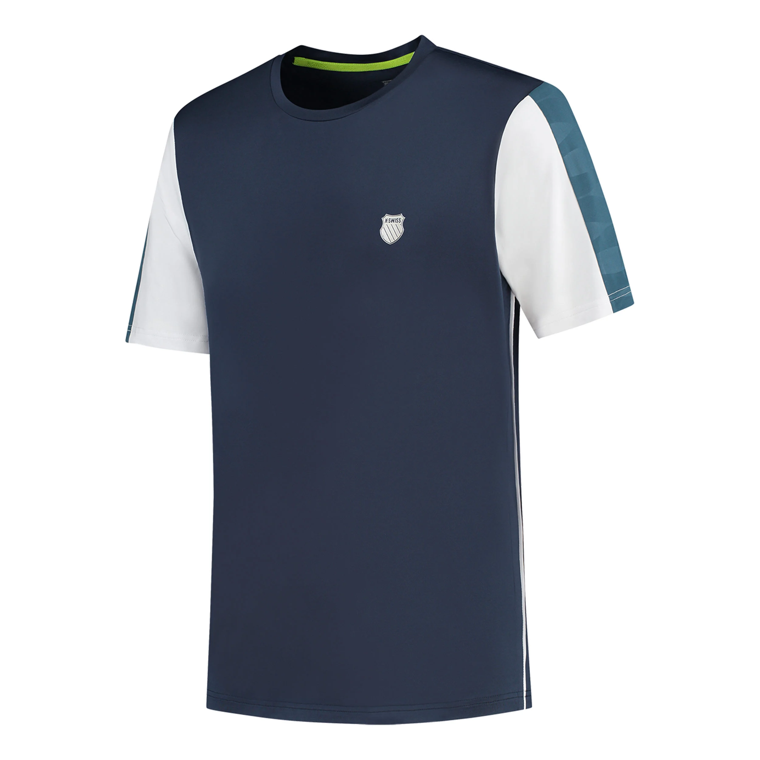 Hypercourt Crew 3 T-Shirt Herren - Dunkelblau, Weiß
